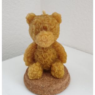 Sviečka macko s ružami