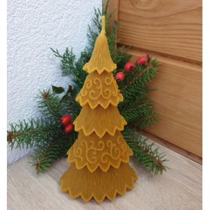 Sviečka stromček zdobený veľký